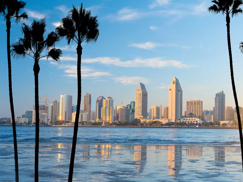 Downtown San Diego skyline in California, USA