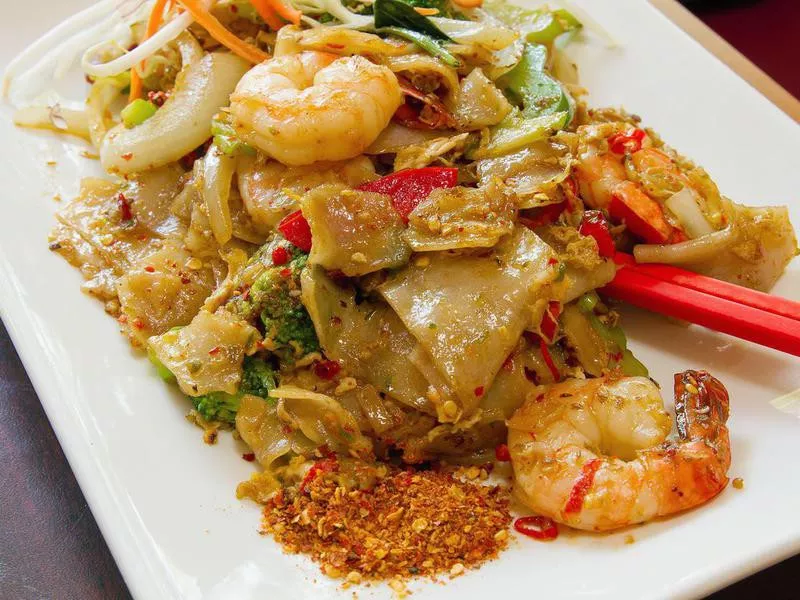 Thai Pad Kee Mao drunken noodles