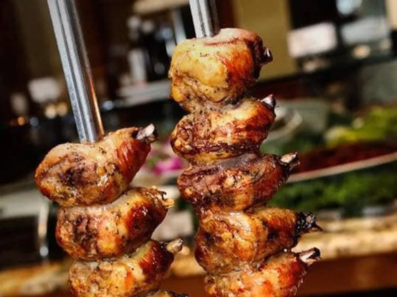 Chiken skewers from Tannoor Grill, Memphis