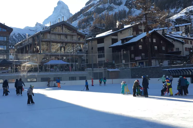 Zermatt ice skating rink