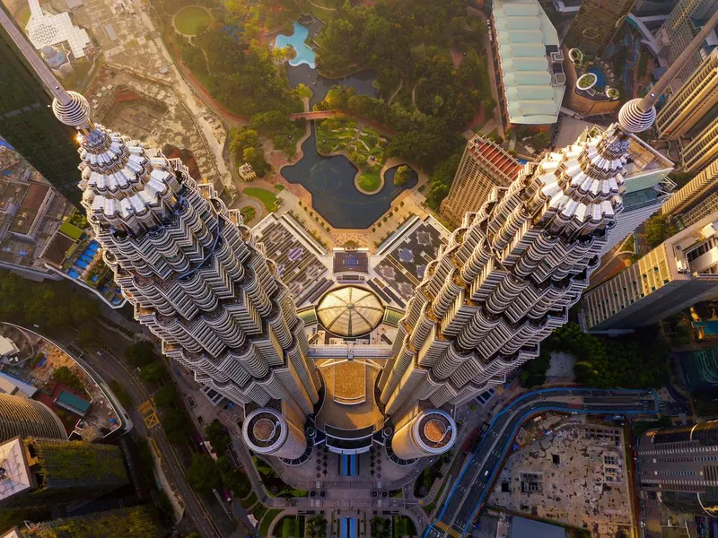 Petronas Twin Towers in Kuala Lumpur, Malaysia