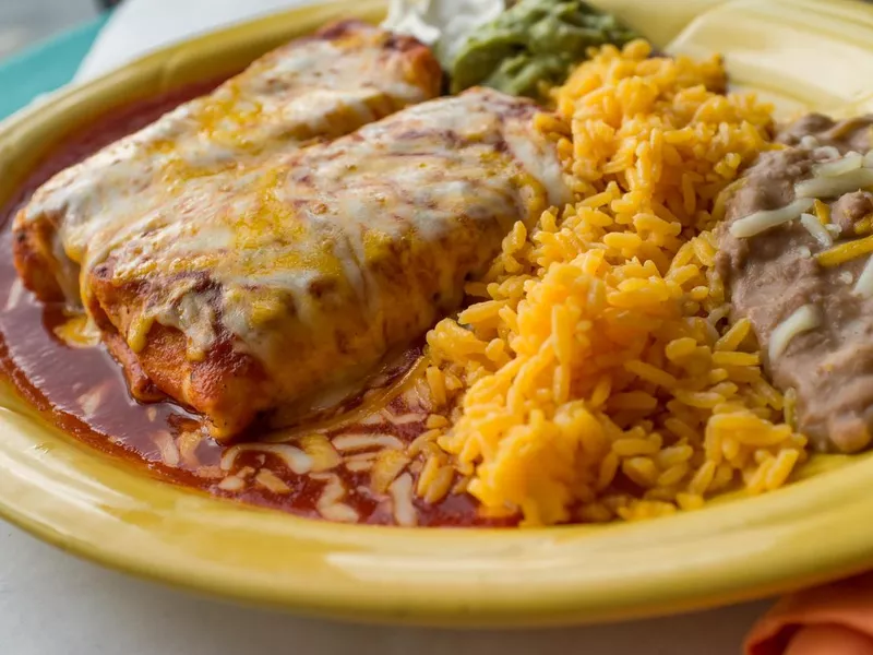 Mexican Chimichanga Burrito