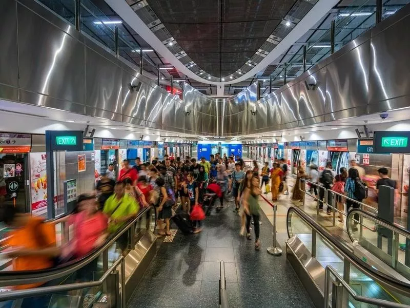 Singapore metro station