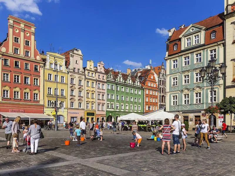 Wroclaw, Poland, historic center