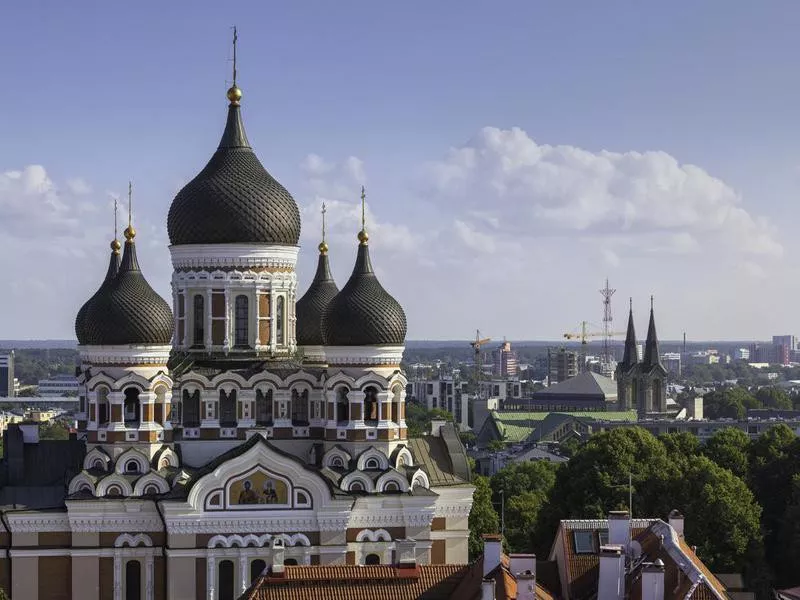 Alexander Nevsky cathedral in Tallinn, Estonia