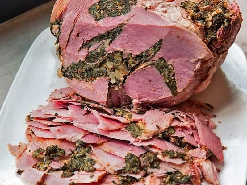 Stuffed ham