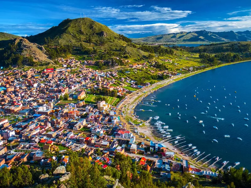 Town of Copacabana, Bolivia