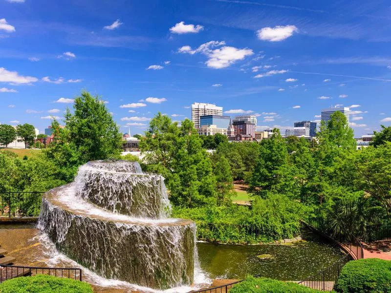 urban park in columbia south carolina