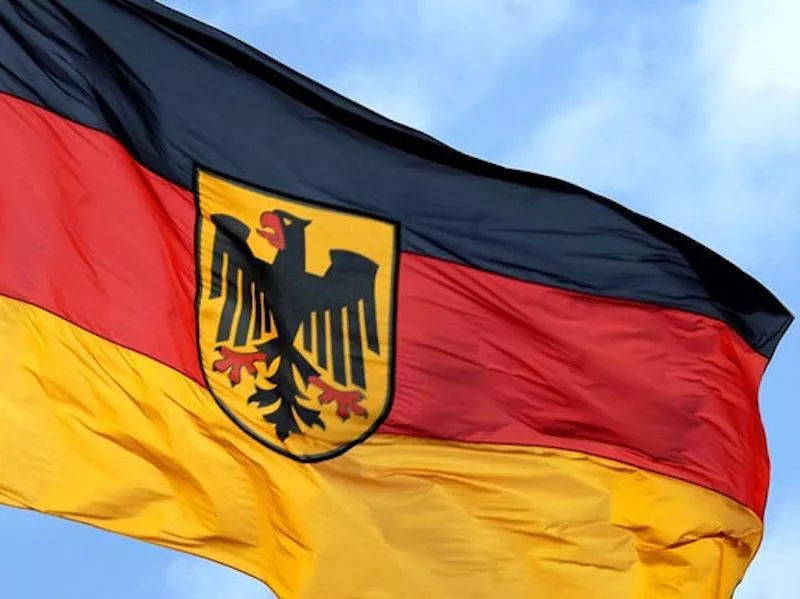 German Bundesadler flag