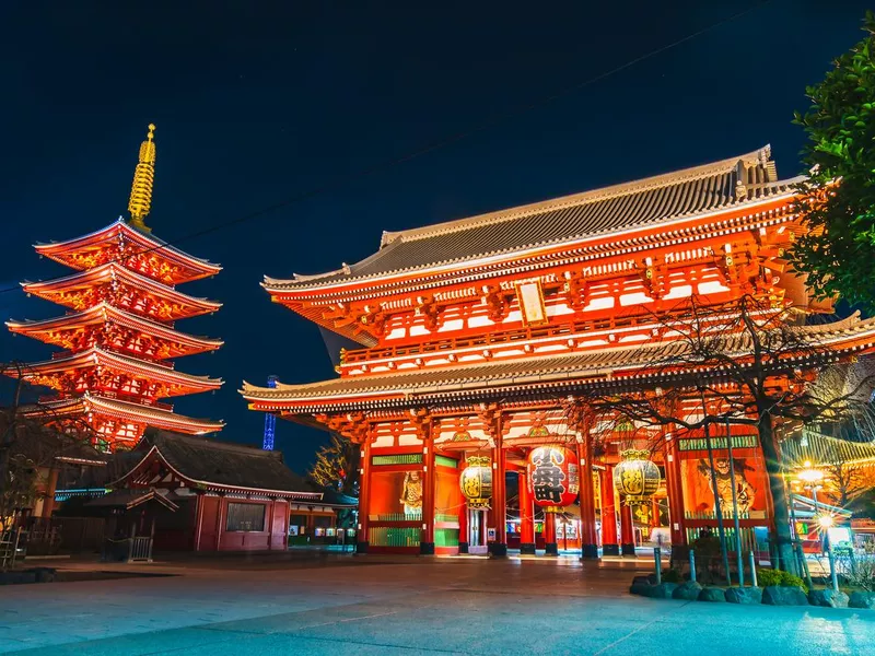 Sensoji Temple in Tokyo, Japan