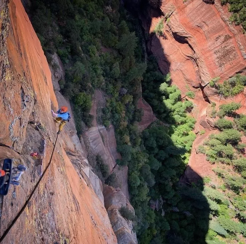 Rock climbing