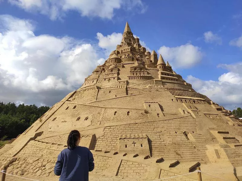 The World's Tallest Sandcastle