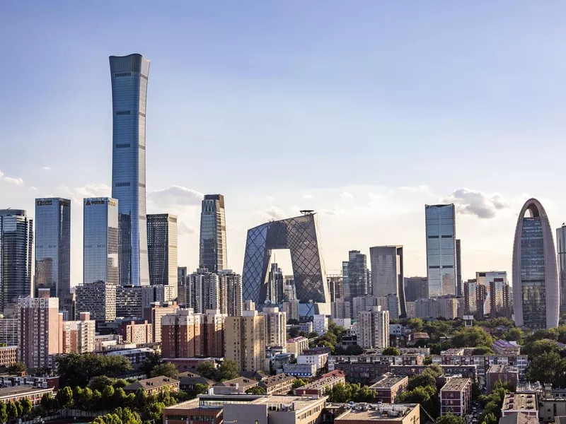 Beijing business district