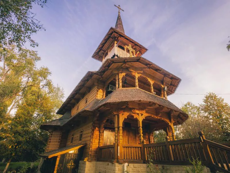 Wooden church in Soroca