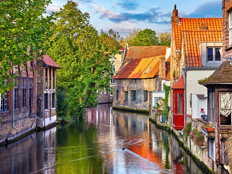 Bruges Belgium medieval ancient houses