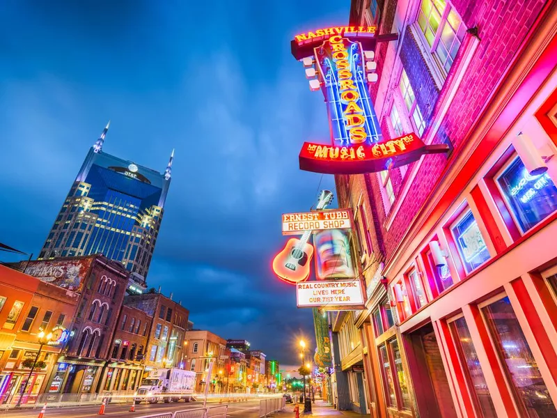 Lower Broadway Honky Tonks Nashville, Tennessee