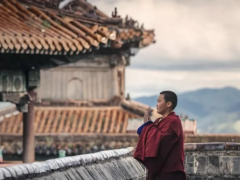 Amarbayasgalant monastery in Mongolia