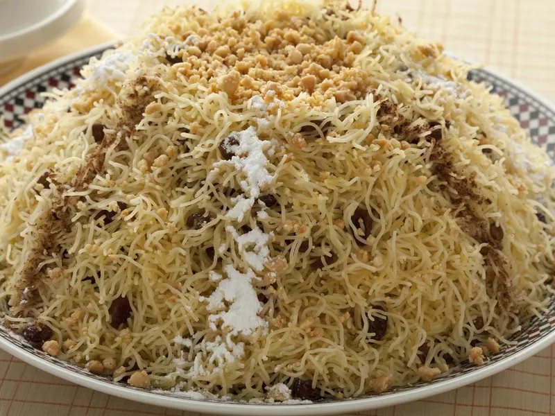 Vermicelli seffa from Morocco