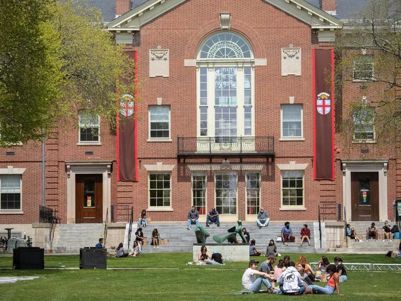 Students at Brown University