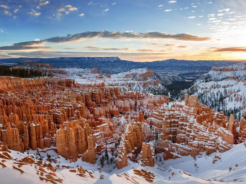 Bryce Canyon in the winter