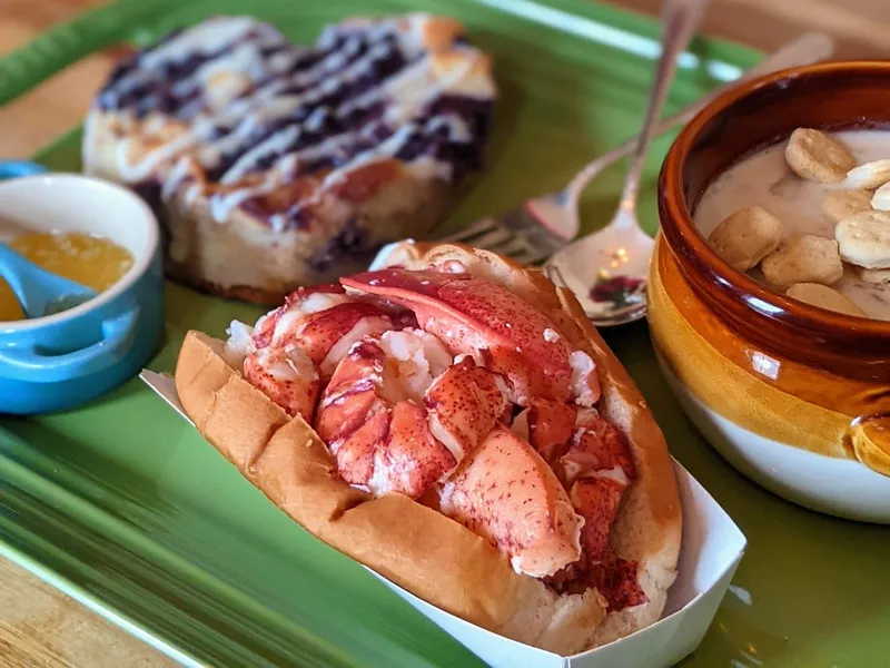 Lobster roll at McLoons Lobster Shack