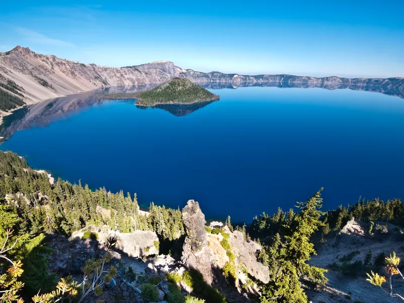 Crater Lake and Wizard Island