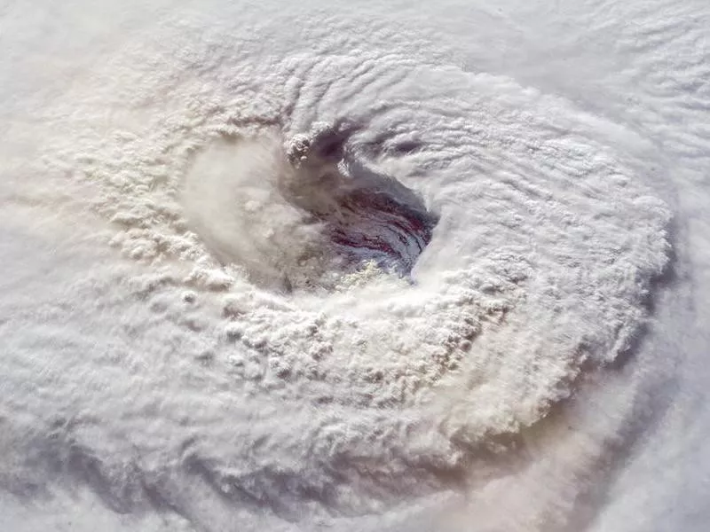 Hurricane from above