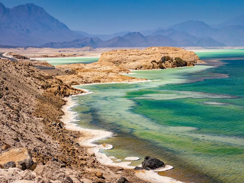 Lake Assal in Djibouti