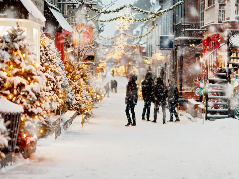 Old Quebec winter day