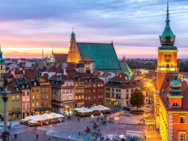 Old Town in Warsaw, Poland