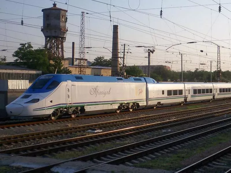 Talgo 250 train in Uzbekistan