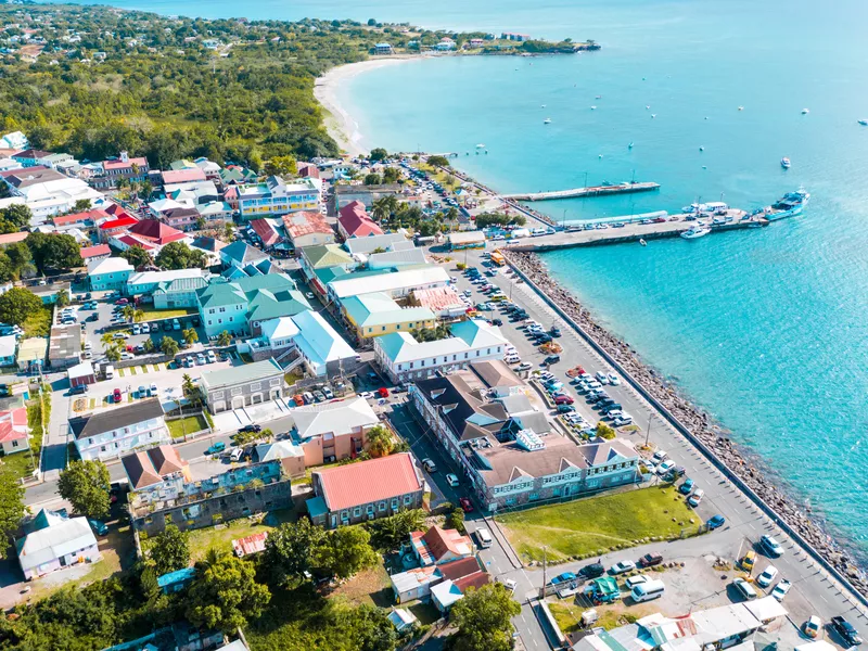 Charlestown in Nevis