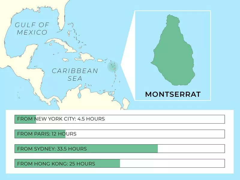 Monserrat map