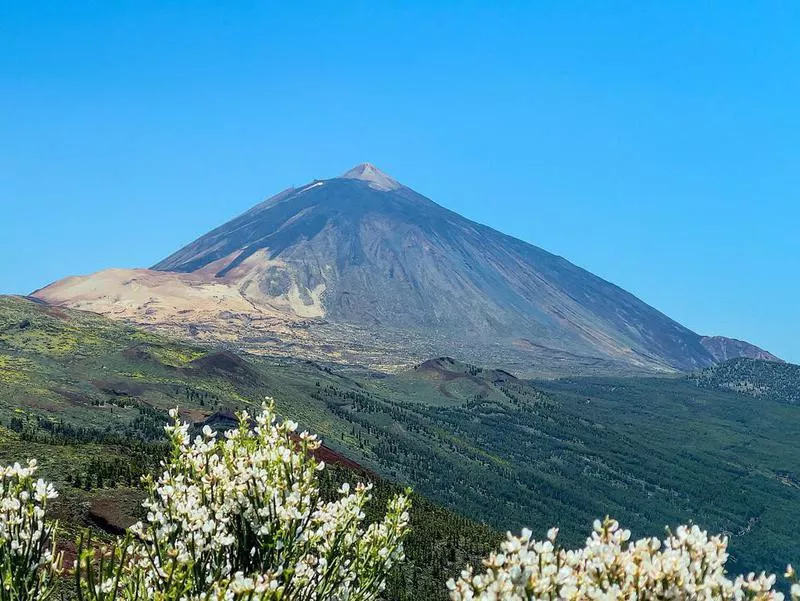 View of Pico del Teide at El Teide National Park, Tenerife (Canary Islands)