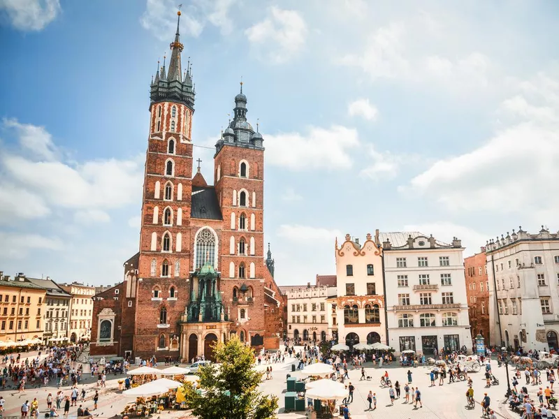 Old Town in Krakow, Poland