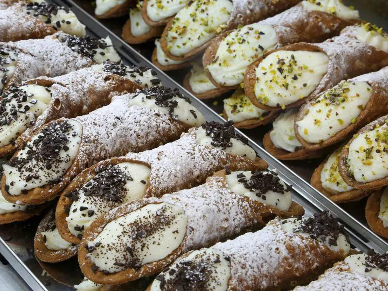 Sicilian cannoli