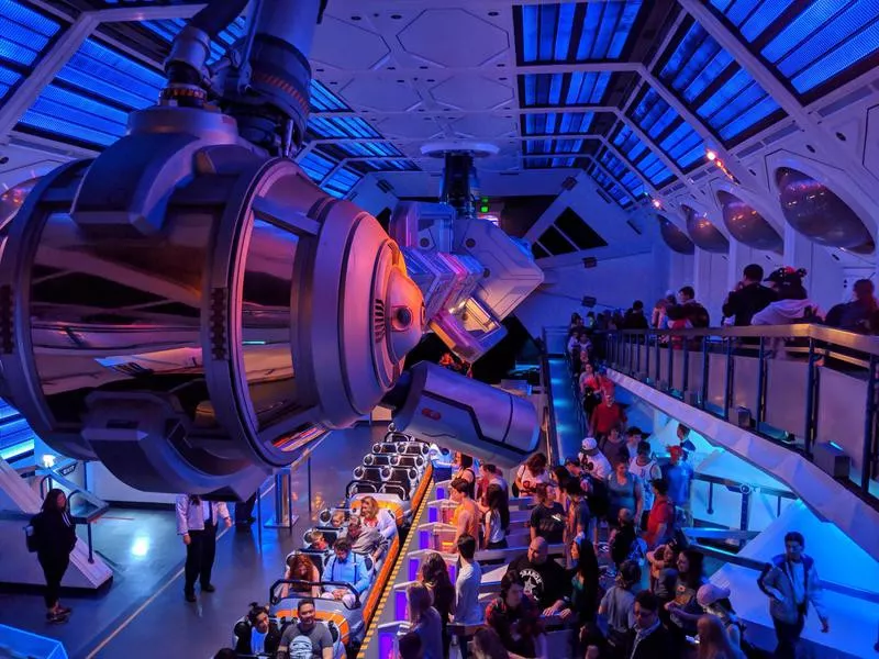 Space mountain ride