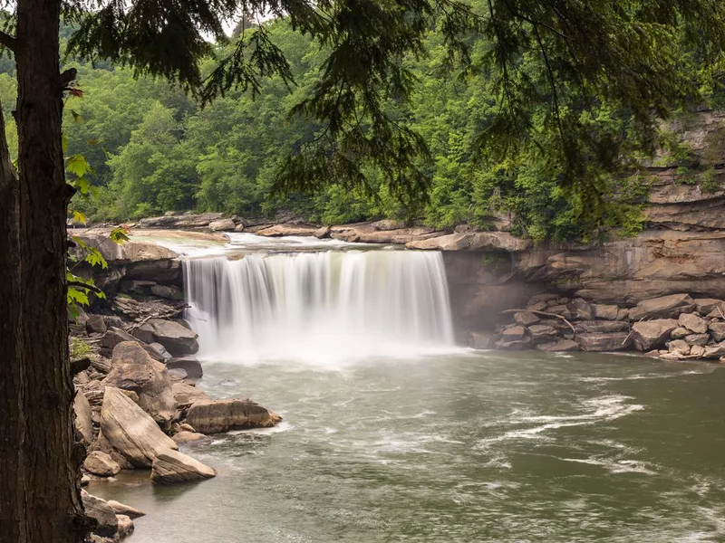 Cumberland Falls in Kentucky