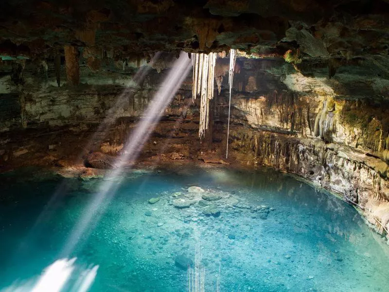 Samula Cenote in Yucatan Peninsula, Mexico