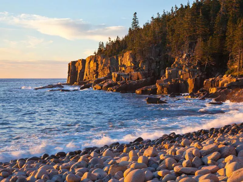 Cobblestone beach, Acadia National Park