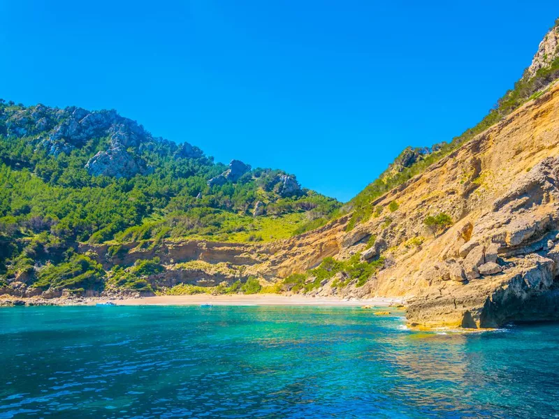 Platja des Coll Baix in Mallorca, Spain