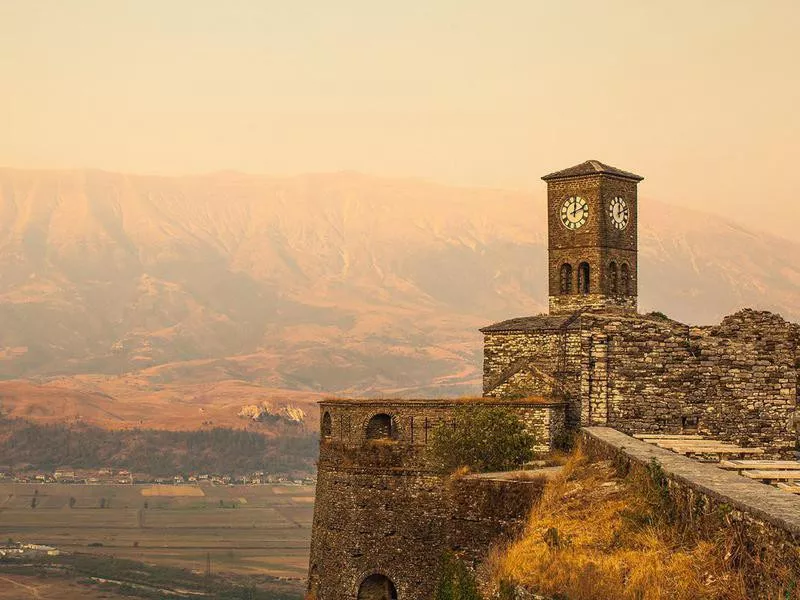 Albania clock tower