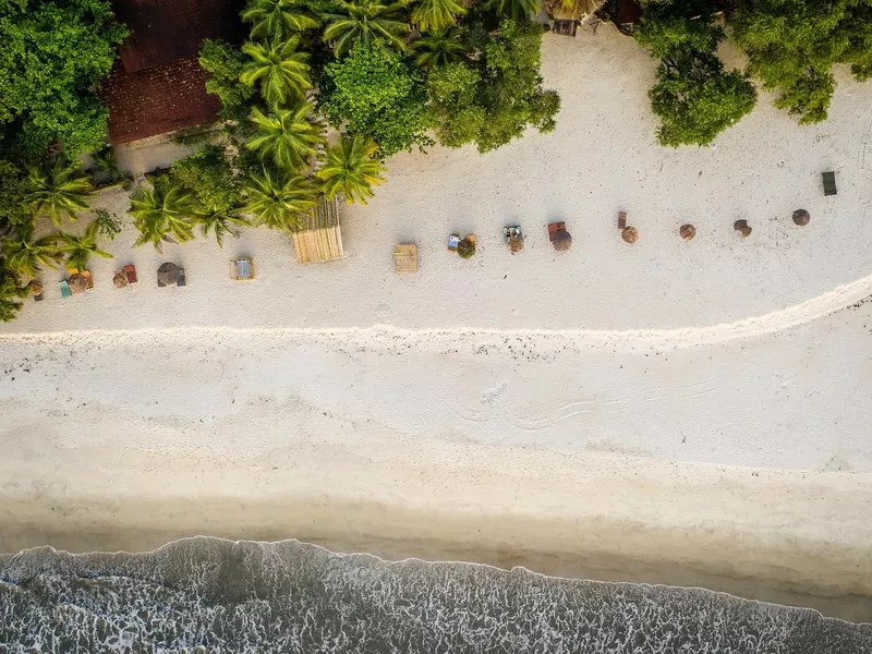 Ariel View of Tokeh Beach