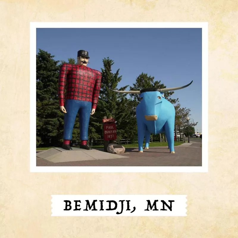 Paul Bunyan statue in Bemidji, Minnesota