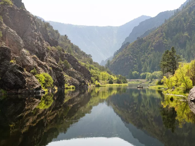 Black Canyon of the Gunnison National Park in summer