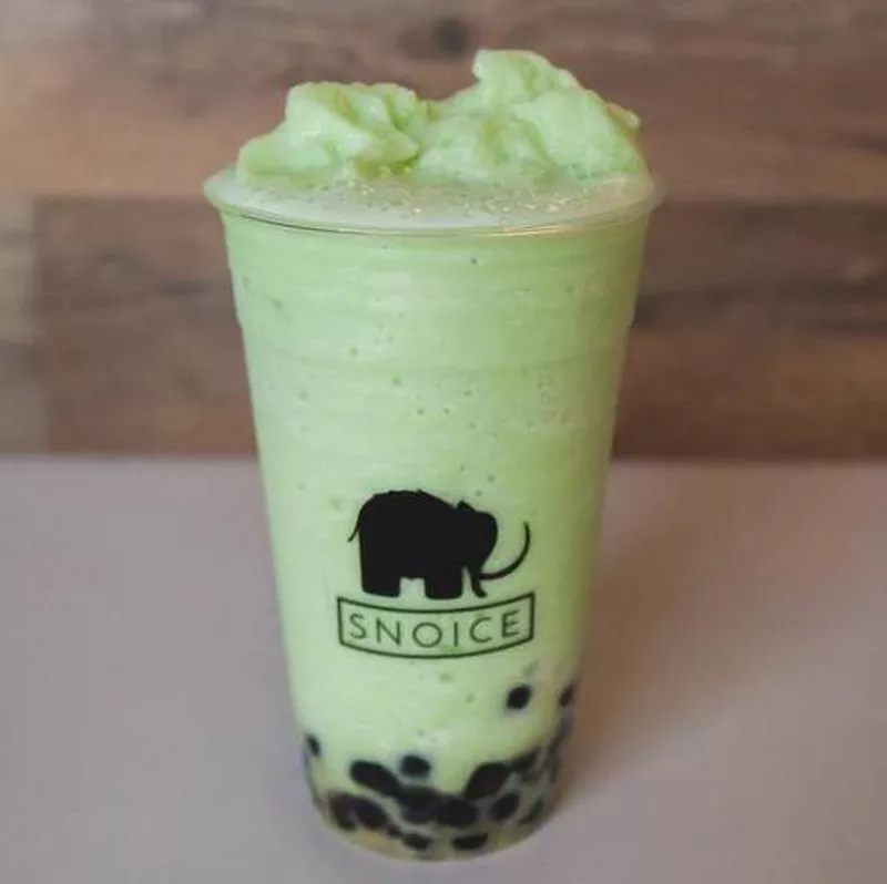 Honeydew milk tea