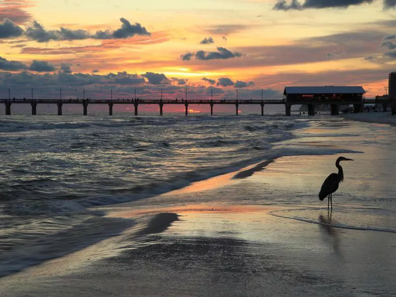 Orange Beach, Alabama at sunset