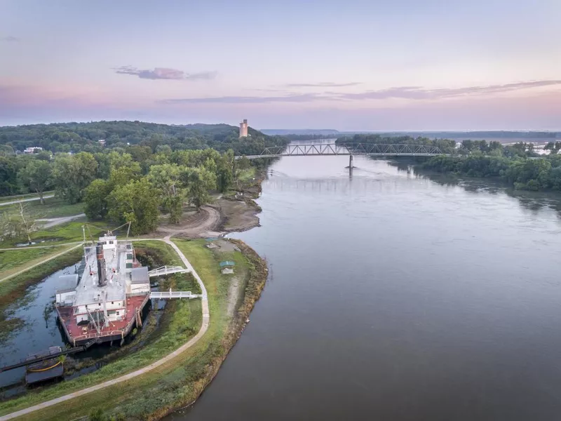 Missouri River at Brownville, Nebraska