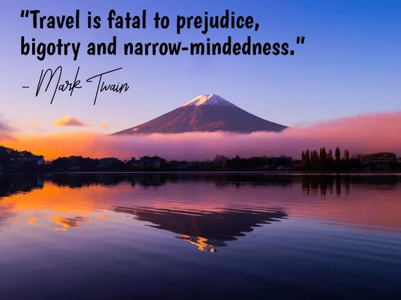 Mark Twain prejudice and travel opinion