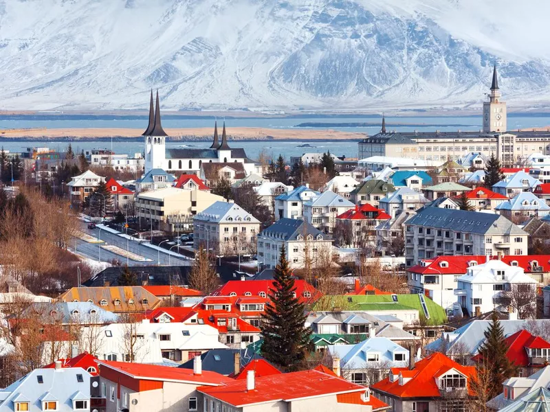 Cityscape Reykjavík, Iceland